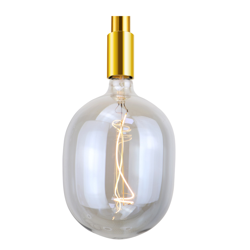 Hight quality 4W coloful LED spiral filament bulb light