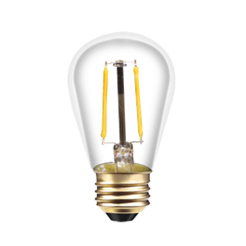 ST26 Clear 1w  2700k pandant led soft filament indoor lighting lamp