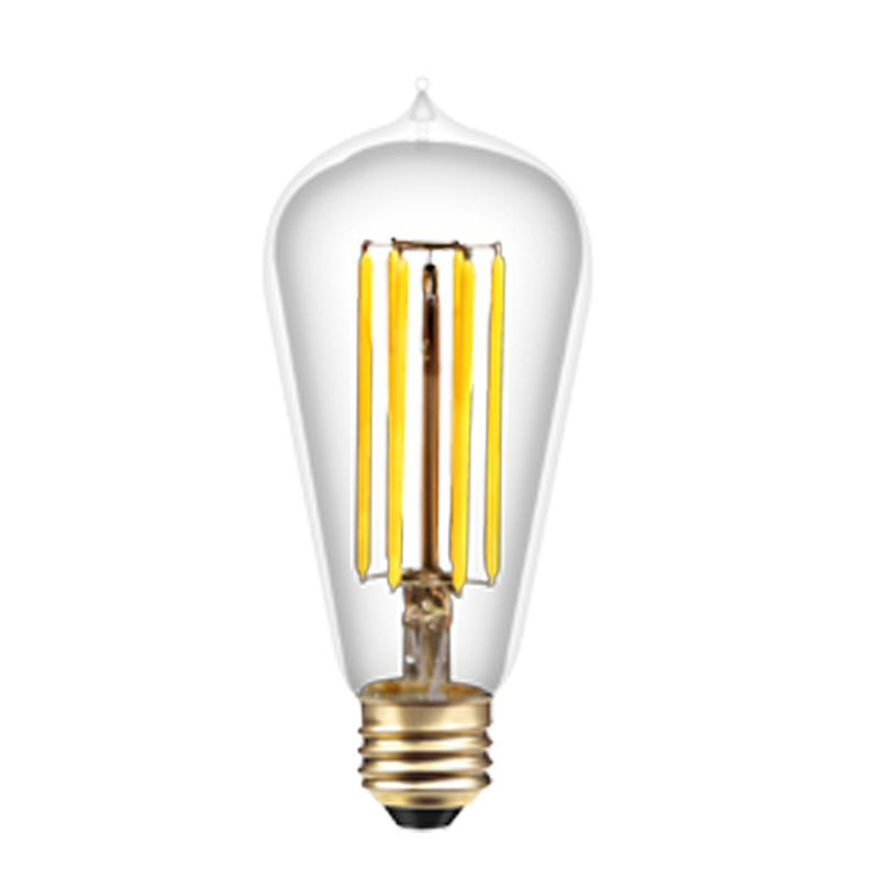 ST64 Clear pandant lamp super energy saving  led filament light