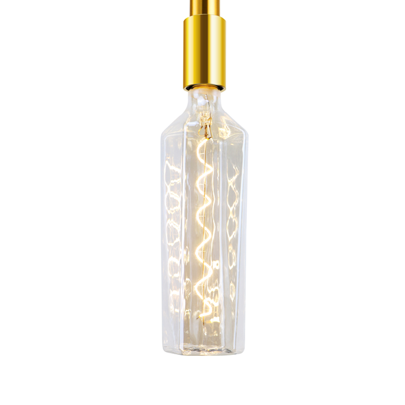 Whisky White bottle bulb environment friendly and energy saving led fashion spiral soft filarment deco lighting bulb